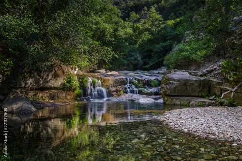 Fototapeta Naklejka Na Ścianę i Meble -  Waterfall, Las Batuecas, Salamanca, Spain