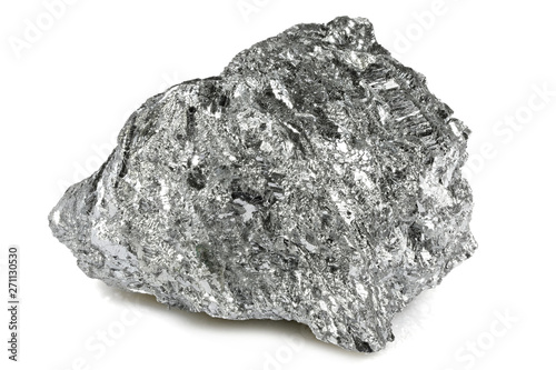 99.99% fine antimony isolated on white background