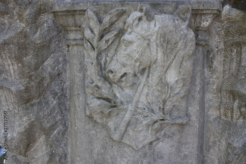 elements of decoration of ancient stone monuments  