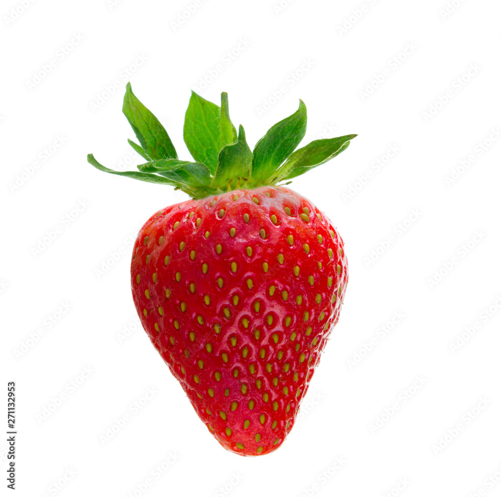 fresh strawberry isolated on white background fresh strawberry isolated on white background