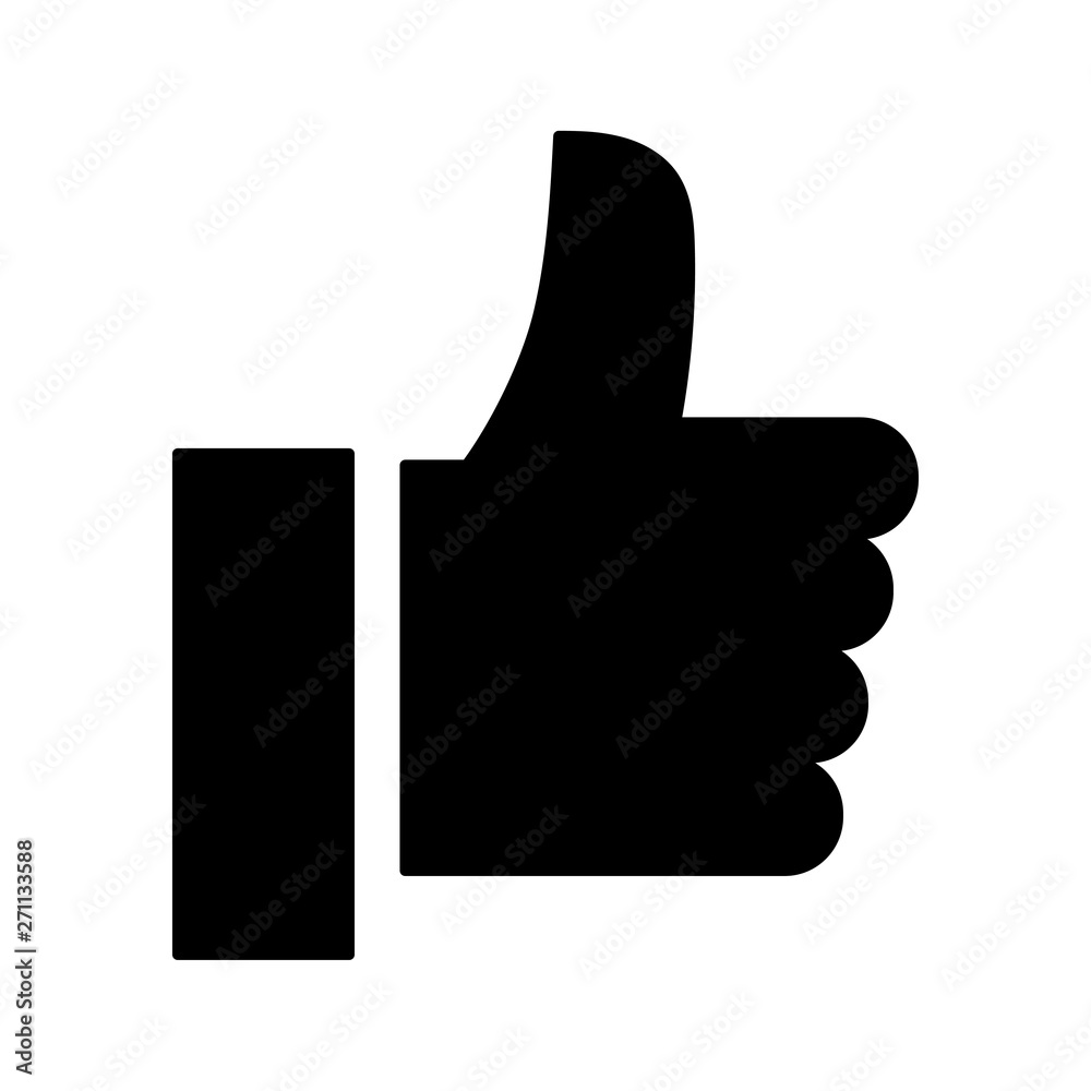 Like flat vector icon for web design Like flat vector icon for web design