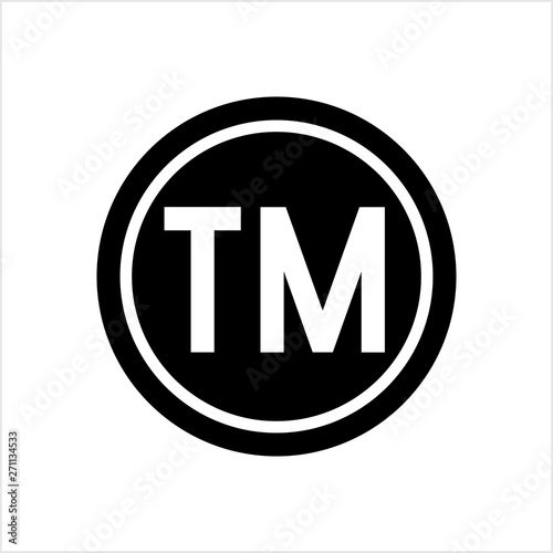 TM Trademark Symbol Icon, Tm Symbol, Unregistered Trademark Symbol Icon