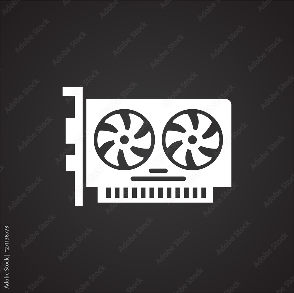 Computer hardware icon on background for graphic and web design. Simple illustration. Internet concept symbol for website button or mobile app. Computer hardware icon on background for graphic and web design. Simple illustration. Internet concept symbol for website button or mobile app.