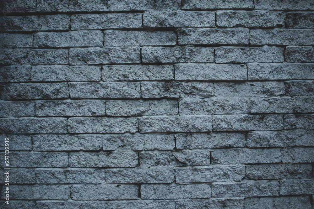 Grey Brick Wall Texture Background