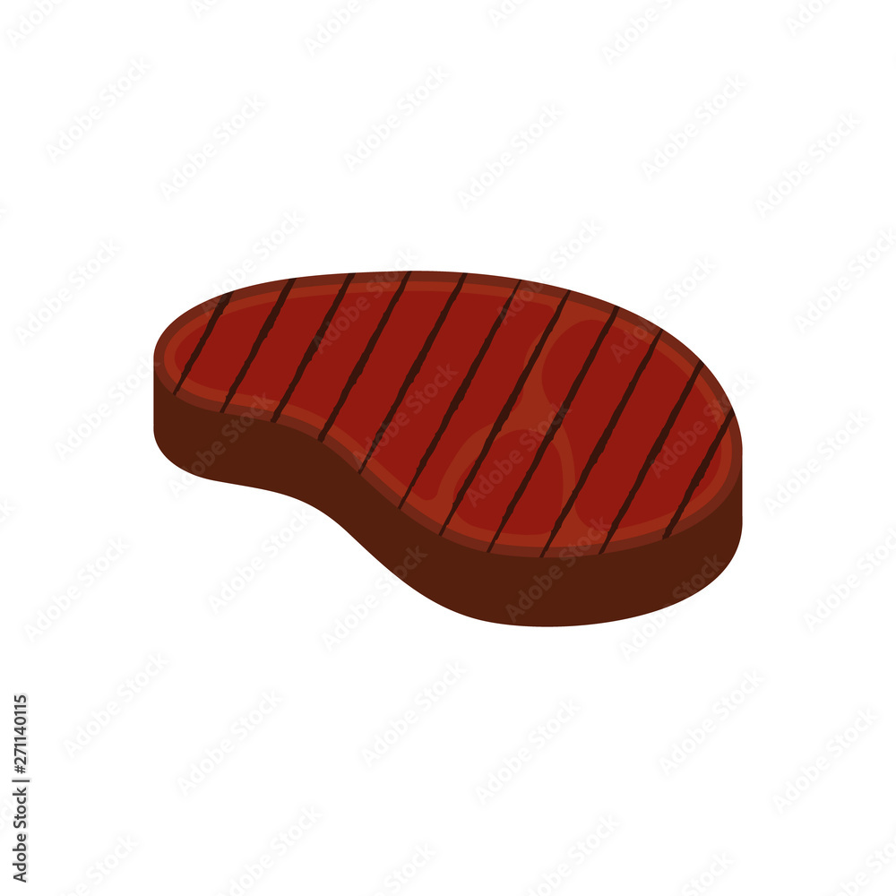 Steak. Grill. Vector illustration. Isolated. Steak. Grill. Vector illustration. Isolated.