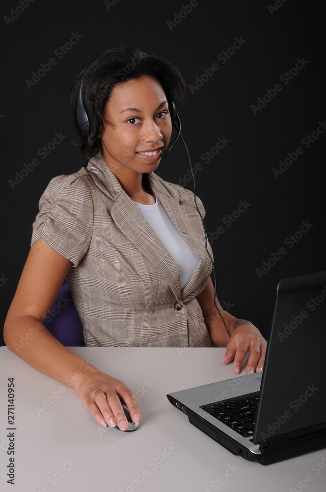 Lovely Black Business Woman