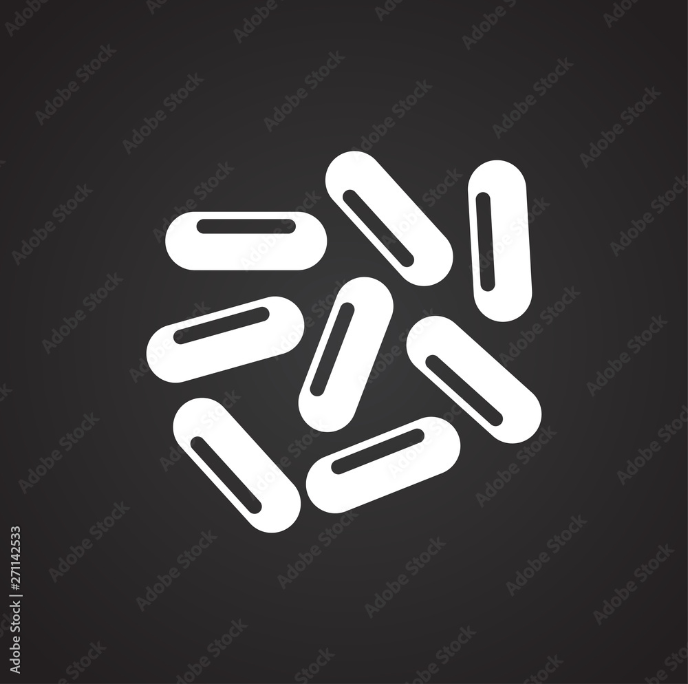 Microbe icon on background for graphic and web design. Simple illustration. Internet concept symbol for website button or mobile app. Microbe icon on background for graphic and web design. Simple illustration. Internet concept symbol for website button or mobile app.