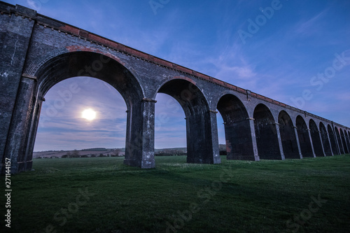 Welland viaduct Rutland Northamptonshire England photo