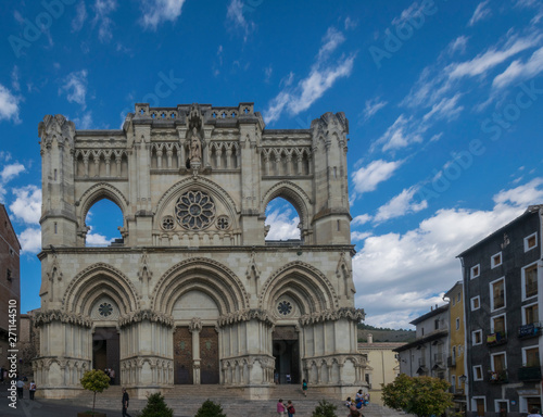Fachada de la Catedral de Cuenca (España)