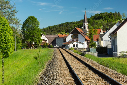 Bahnlinie in Neufra/Hohenzollern