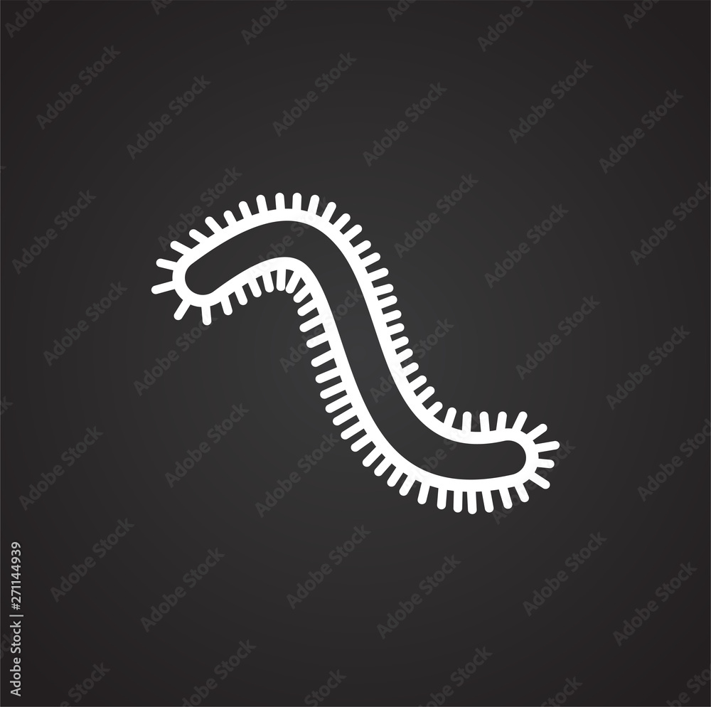 Microbe icon on background for graphic and web design. Simple illustration. Internet concept symbol for website button or mobile app. Microbe icon on background for graphic and web design. Simple illustration. Internet concept symbol for website button or mobile app.