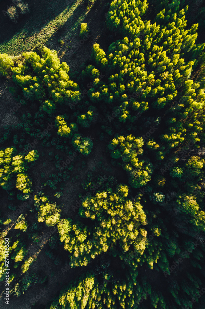 Aerial view on rural countryside scenery, summer time in Latvian countryside. Aerial view on rural countryside scenery, summer time in Latvian countryside.