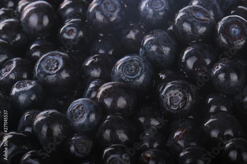 fresh bilberries background © lewal2010