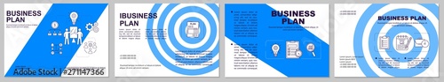 Business plan brochure template layout