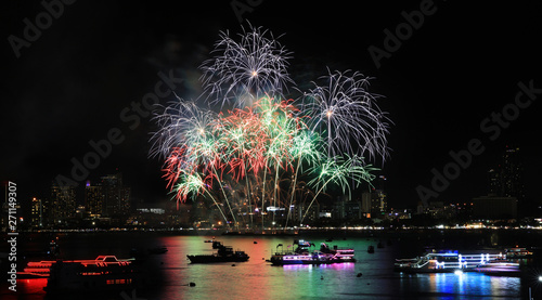 Pattaya international firework festival 2019 photo