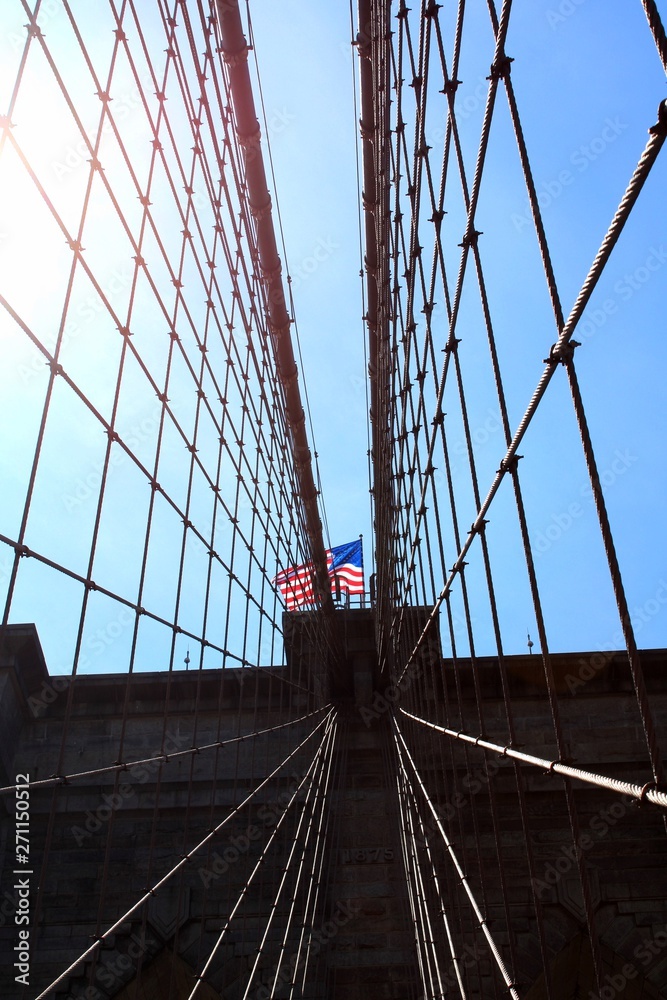 Obraz premium Overt the Brooklyn bridge