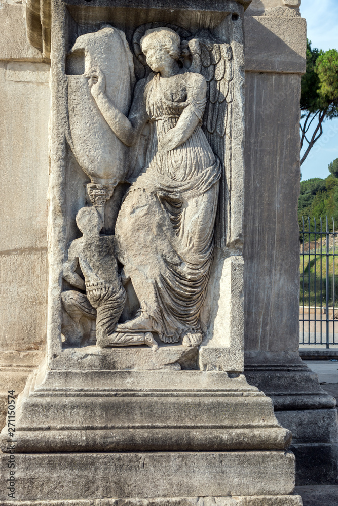 Arch of Constantine near Colosseum in city of Rome, Italy Arch of Constantine near Colosseum in city of Rome, Italy