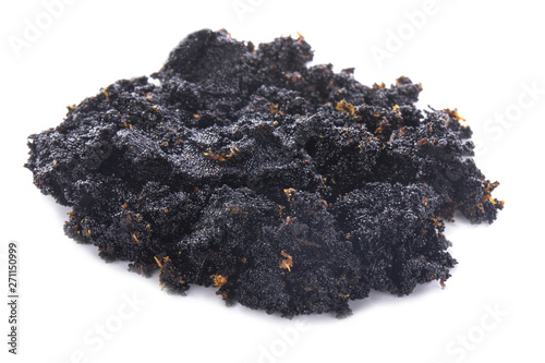 Wallpaper Mural heap of vanilla seeds isolated on white Torontodigital.ca