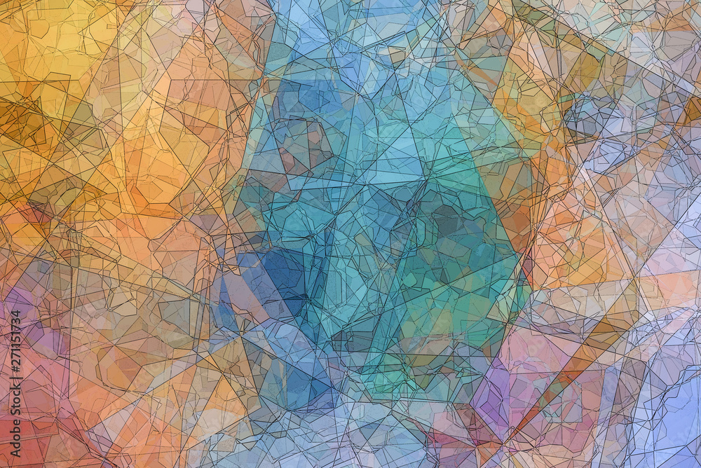 Abstract lines cartoon background. Abstract lines cartoon background.