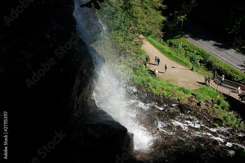 Trusetaler Waterfall, Trusetal, Thuringia, Germany, Europe photo