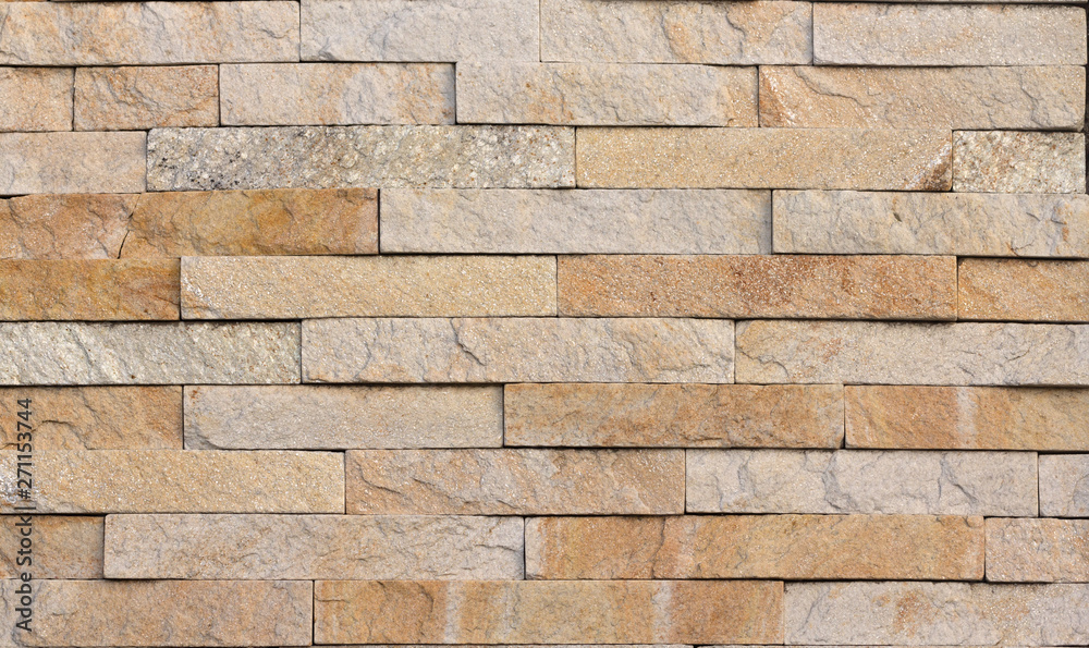 Obraz premium Wall of high quality travertine or thermolith. Blank for background or tile