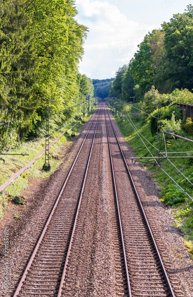 Obraz premium Bahngleise