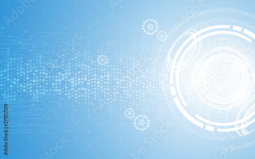 abstract sci fi innovative concept template background
