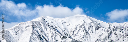 New Zealand Mountain Range Landscape, Snow Capped Mountains, Winter Landscape
