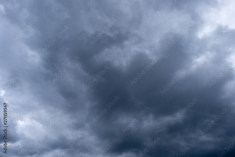 Dramatic sky with clouds, stormy sky