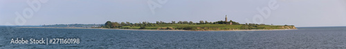 Insel Aeroe Dänemark Ostsee Panorama mit Leuchtturm