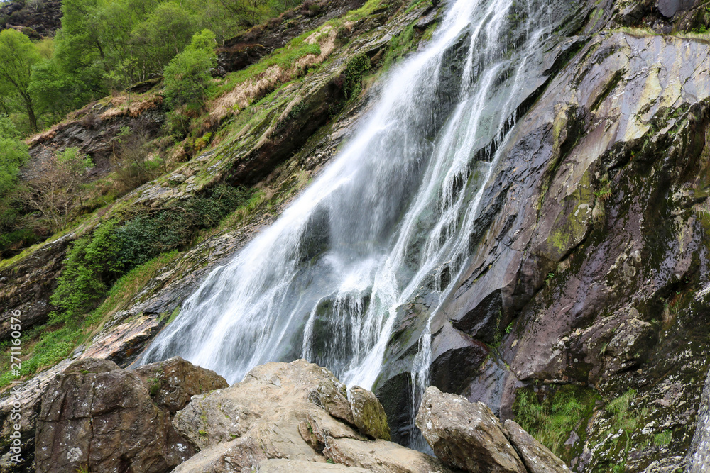 Powerscourt Waterfall, Wicklow, Ireland.