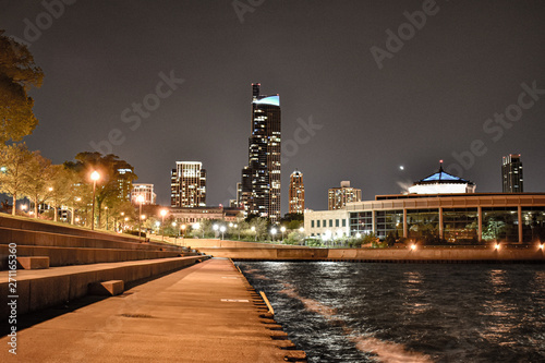 Chicago Shedd Aquarium Night Shot photo