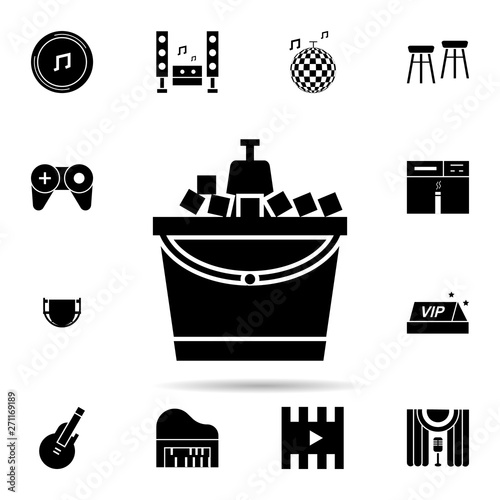 Karaoke,  alcohol, drink icon. Universal set of karaoke for website design and development, app development