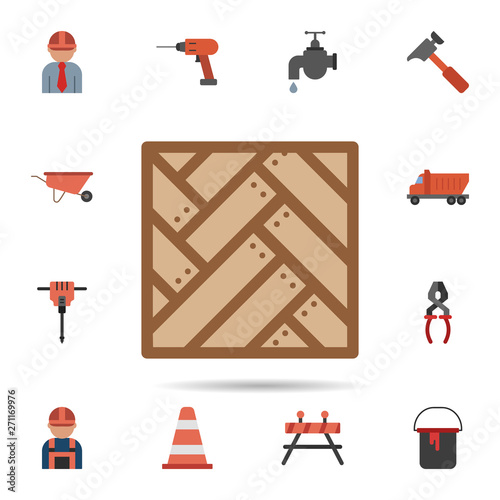 parquet, floor, pattern icon. Universal set of construction for website design and development, app development