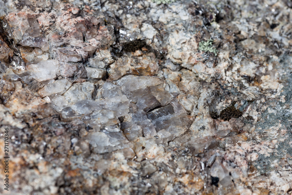 Smokey Quartz in Granite Smokey Quartz in Granite
