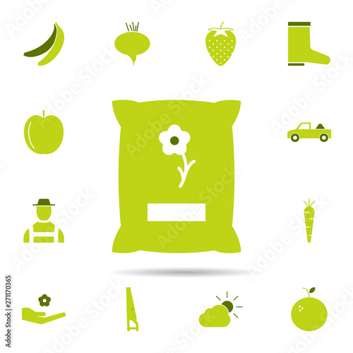 bag, farm, fertilizer icon. Universal set of agriculture gardening for website design and development, app development