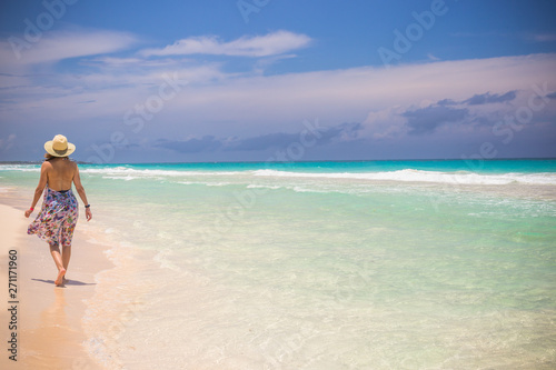 woman on beach