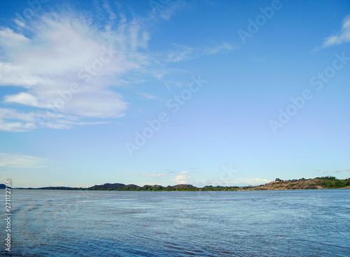 Meta river in front of Puerto Paez  photo
