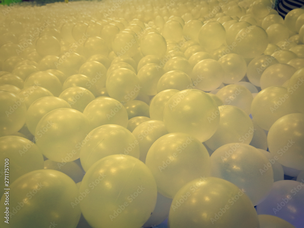 Obraz premium abstract background with white balls
