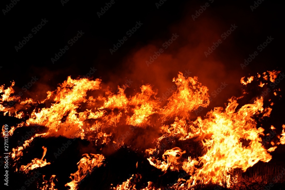 fire flame in darkness for abstract background fire flame in darkness for abstract background