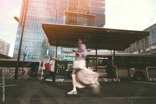 Photography girl in airport