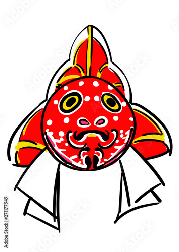 青森 金魚ねぷた Stock ベクター Adobe Stock