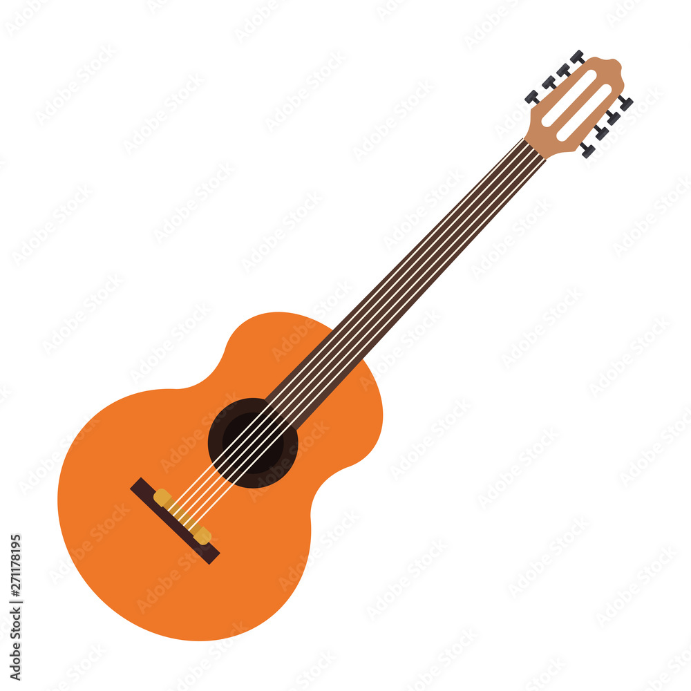 Fototapeta premium guitar icon cartoon