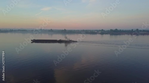sunrise on river