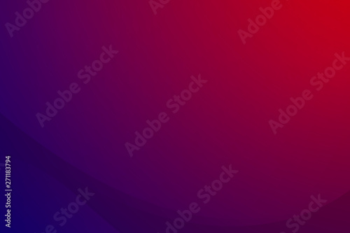 Abstract liquid red blue color background, fluid gradient shape composition.