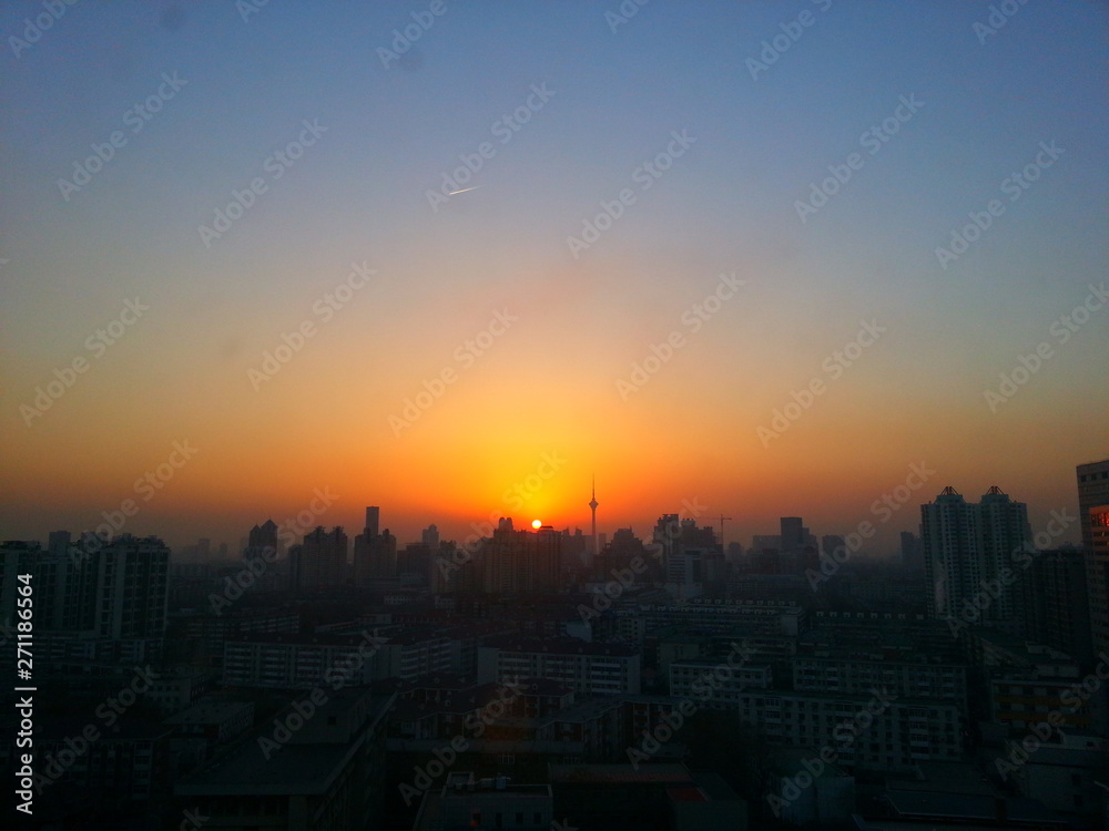 Tianjin sunset