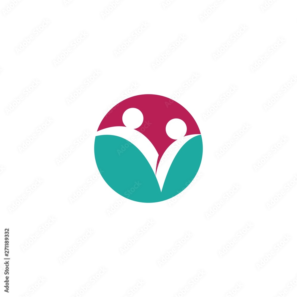 Community logo vector icon illustration Community logo vector icon illustration