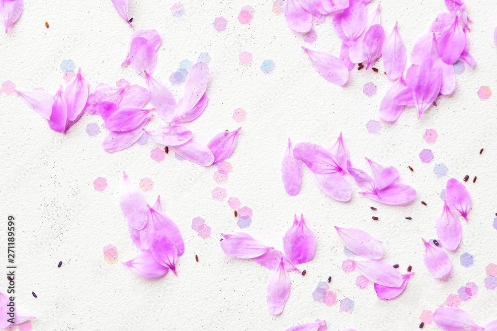 Blossom pink flowers on white background. Blossom pink flowers on white background.