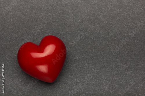 Heart on a stone background. Background to Valentine's Day.