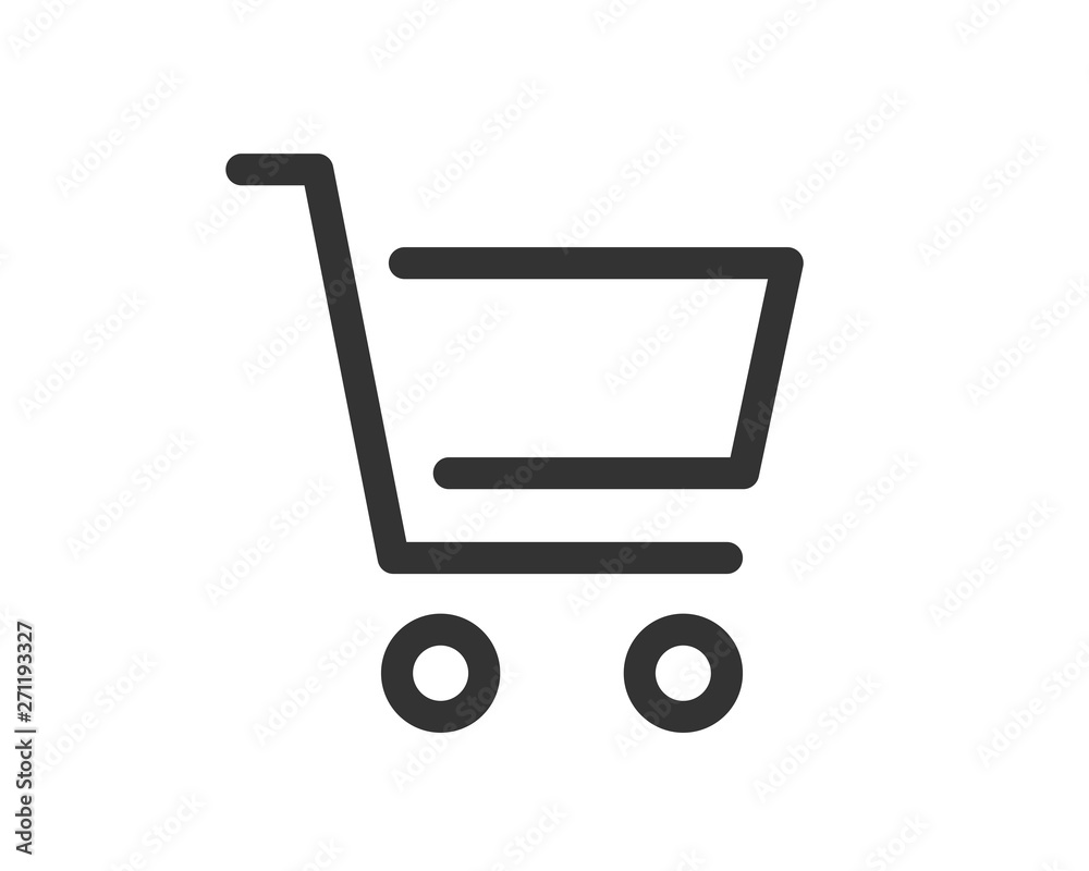 shopping cart icon vector shopping cart icon vector